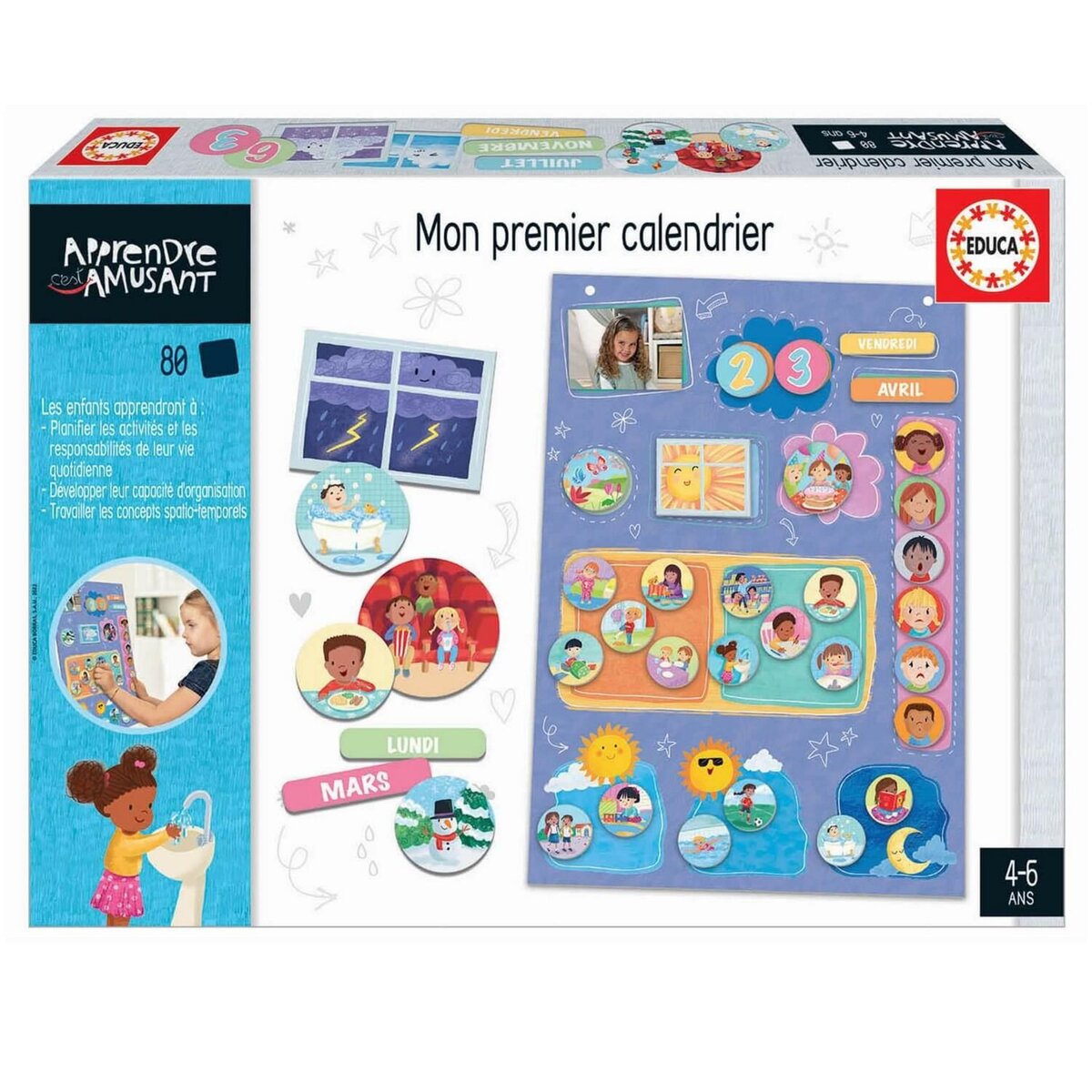 Calendrier perpétuel - Jeux et jouets JB-Bois - Avenue des Jeux