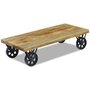 VIDAXL Table basse en bois de manguier 120 x 60 x 30 cm