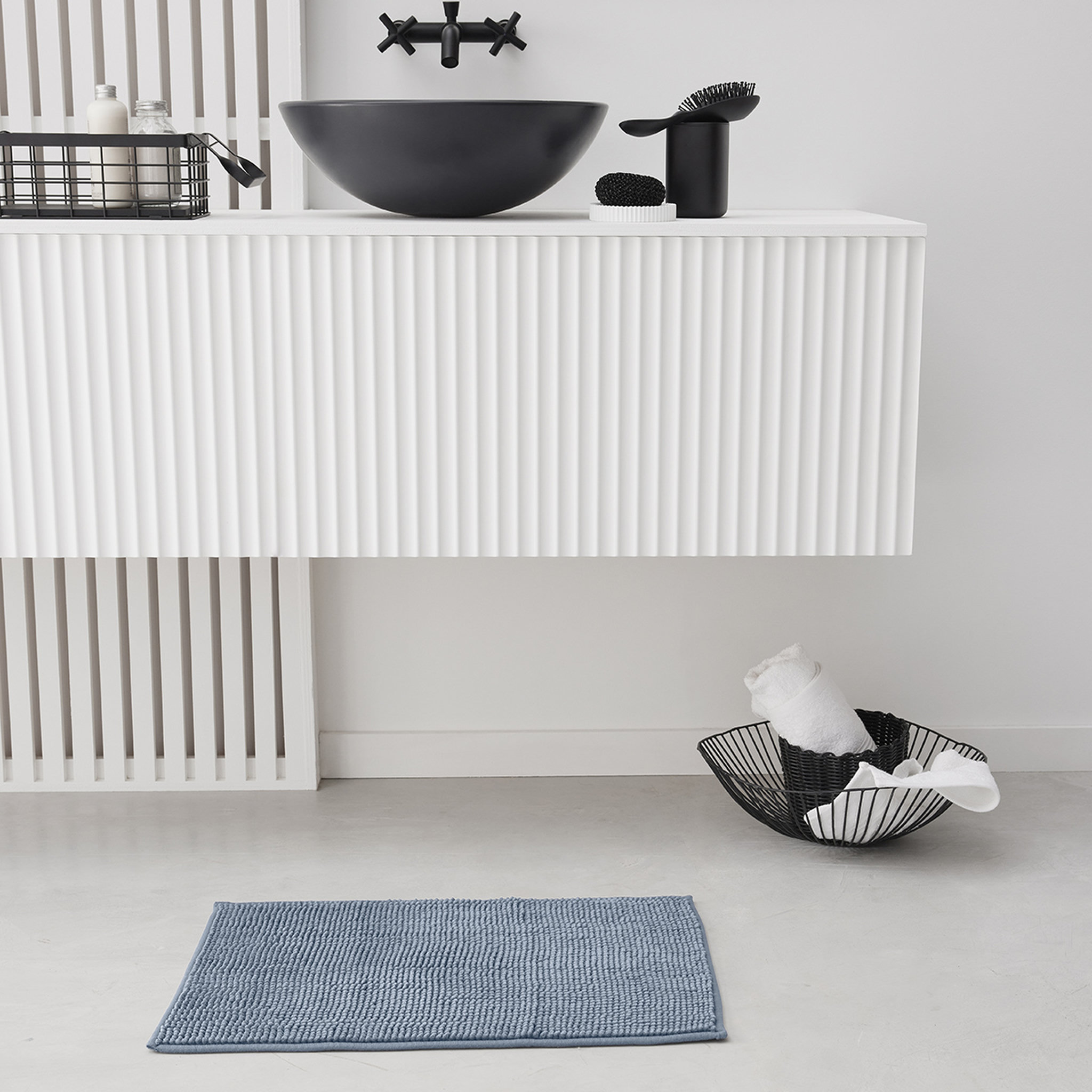 Voir la diapositive 1 : TODAY Tapis bubble en polyester 