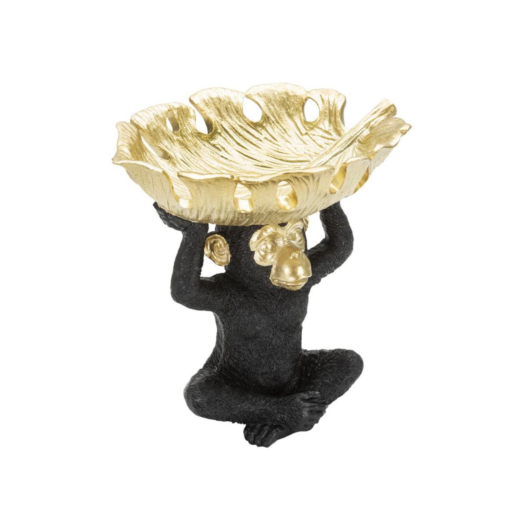 Paris Prix Vide-poche statuette  singe  25cm noir & or