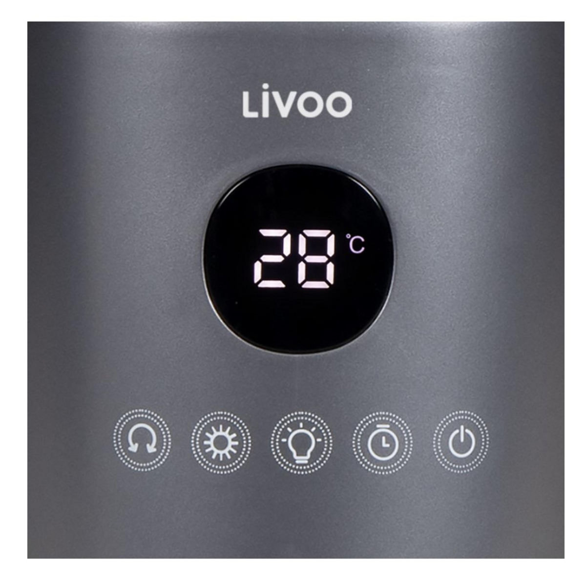 LIVOO Ventilateur sur pied 85.5cm 2000w gris/blanc - DOM498