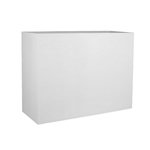 Eda Jardinière rectangulaire Graphit - 78,5 x 29,5 x 60 cm - 46 L - Blanc cérusé - Eda