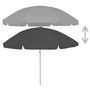 Voir la diapositive 2 : VIDAXL Parasol de plage anthracite 240 cm