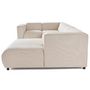 Voir la diapositive 5 : LISA DESIGN Suaro - canapé modulable panoramique d'angle gauche 7 places en tissu texturé