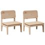 Voir la diapositive 2 : VIDAXL Chaises de jardin lot de 2 60x52,5x72 cm bois massif de pin