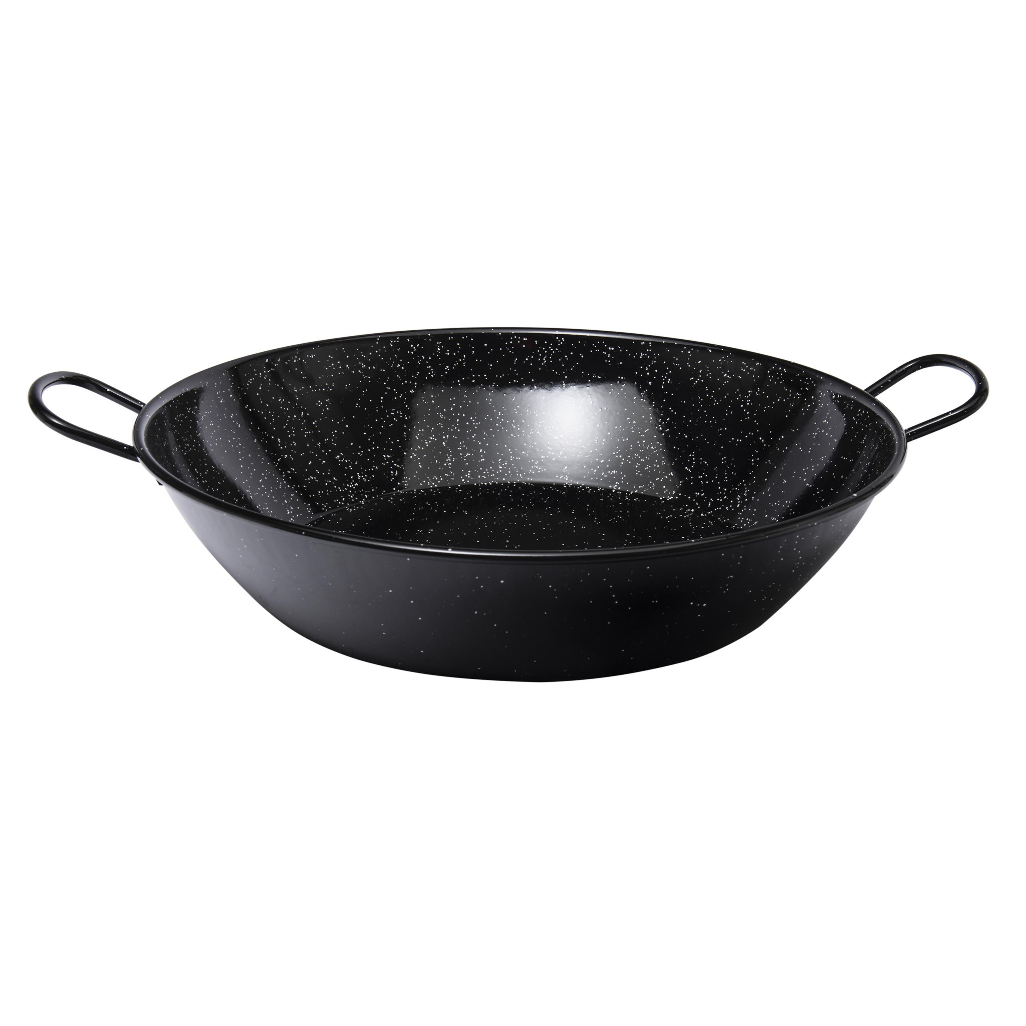 Voir la diapositive 2 :  Plat à paella émaillé haut Ø 50 cm 8 personnes