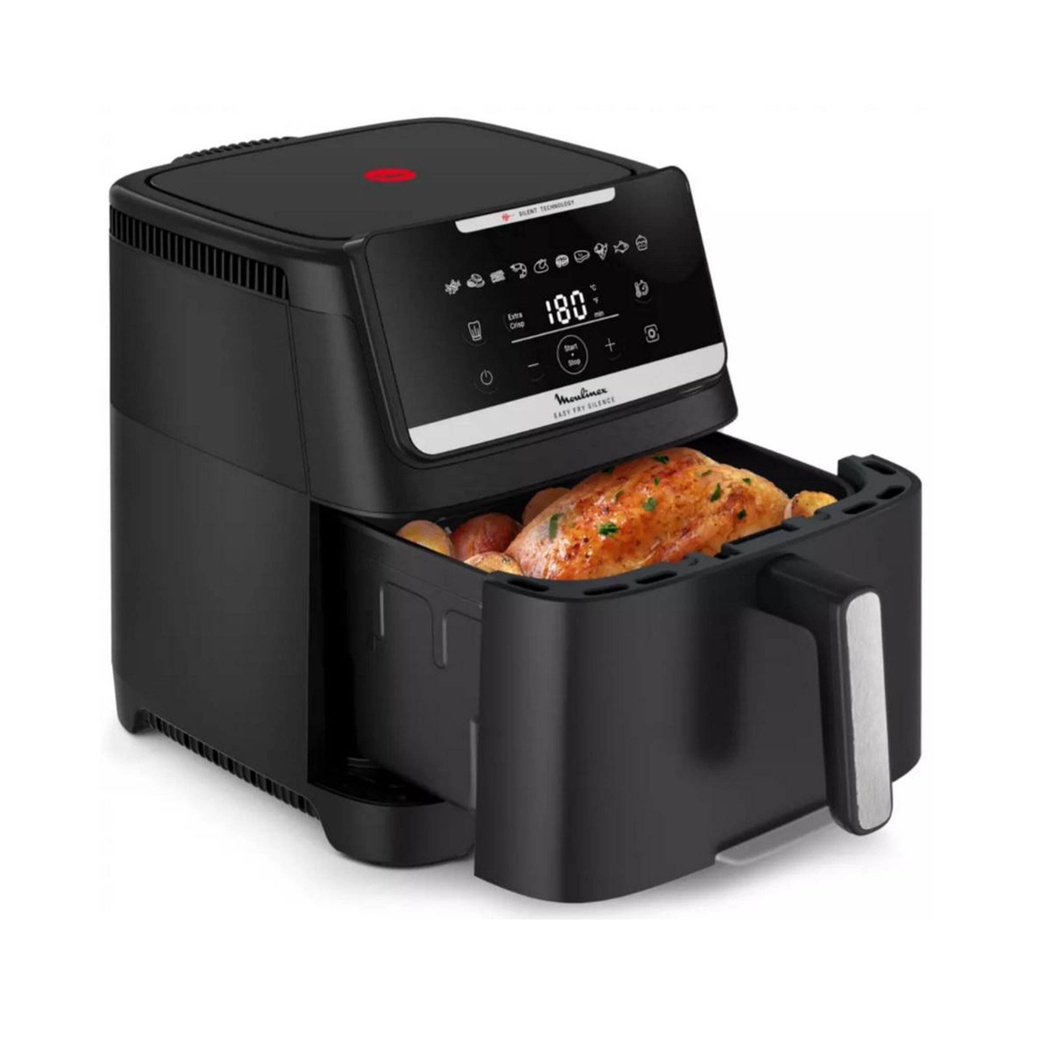 Voir la diapositive 3 : MOULINEX Friteuse sans huile 1.6kg 1800w noir - ez8428f0
