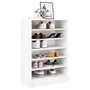 Voir la diapositive 4 : VIDAXL Armoire a chaussures Blanc 60x35x92 cm Bois d'ingenierie