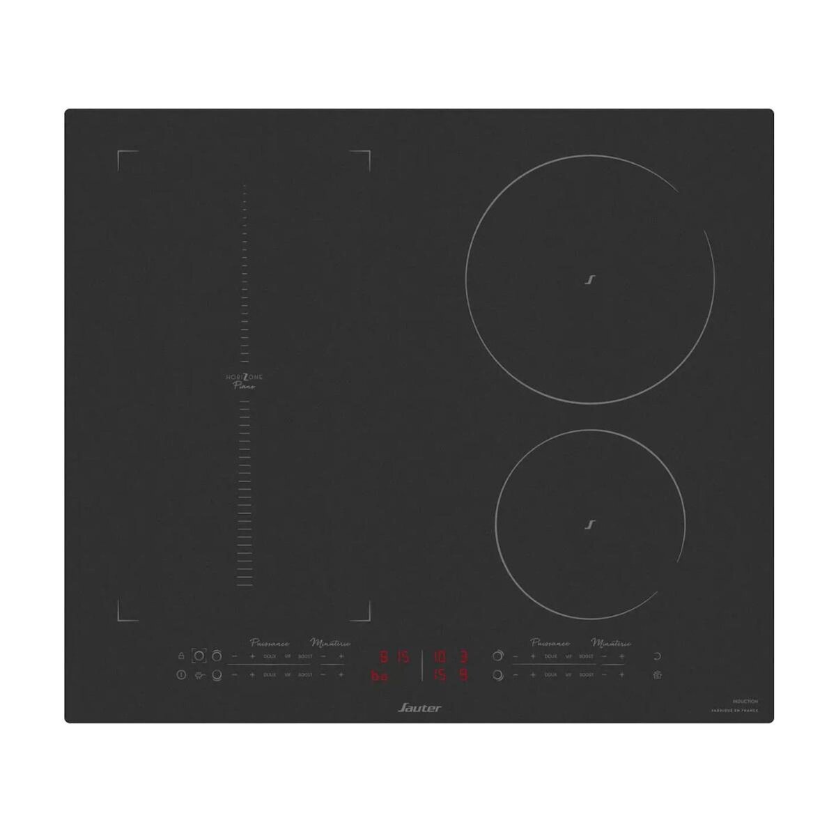Sauter Table de cuisson induction 60cm 4 feux noir - SPI5431M