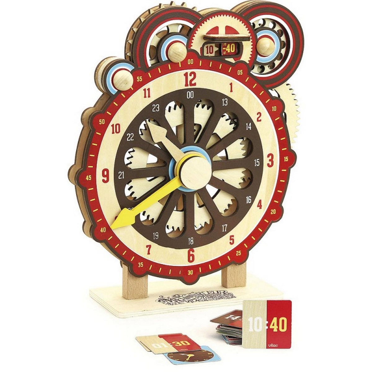 Vilac Machinalirleur Horloge d'apprentissage