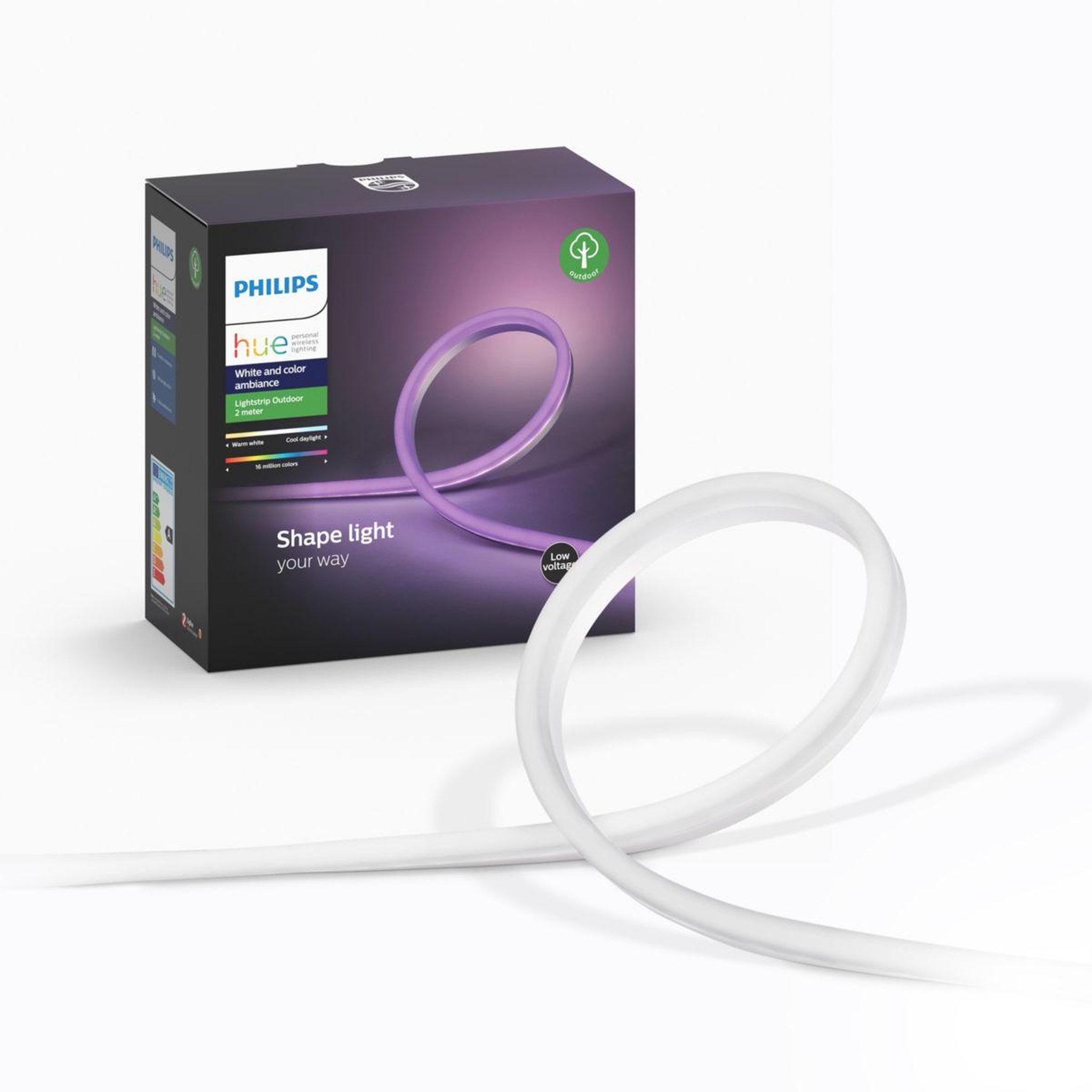 Philips Ruban LED HUE W&C Lightstrip 2m Ext