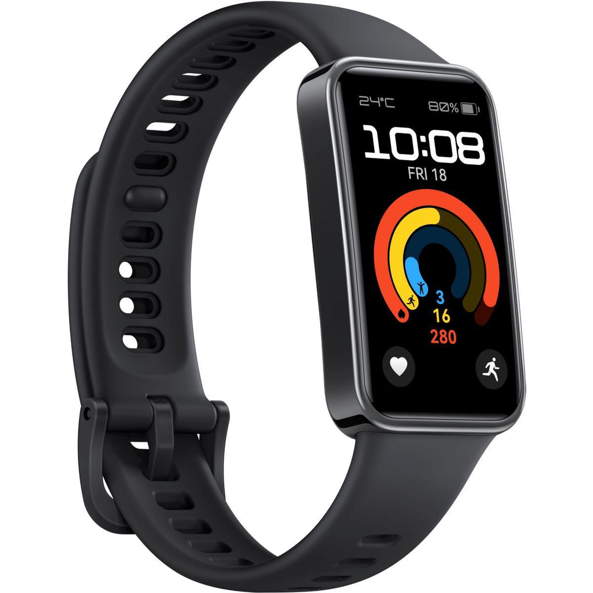 Voir la diapositive 3 : HUAWEI Montre connectée Band 9 Noir