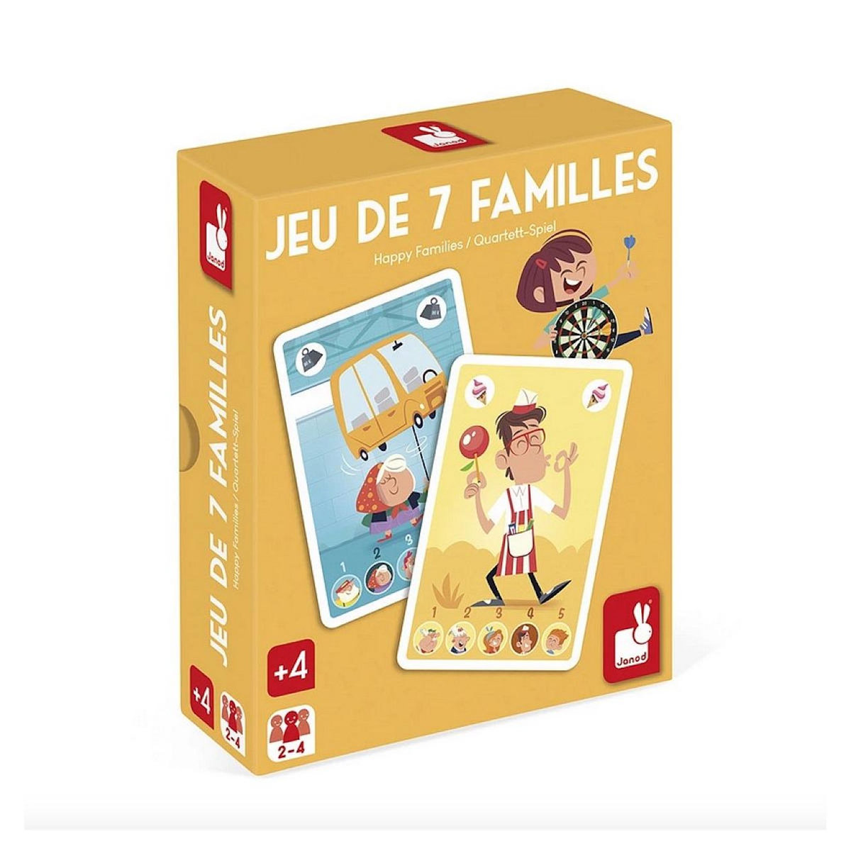 Juratoys-Janod Jeu de 7 familles - Fete Foraine