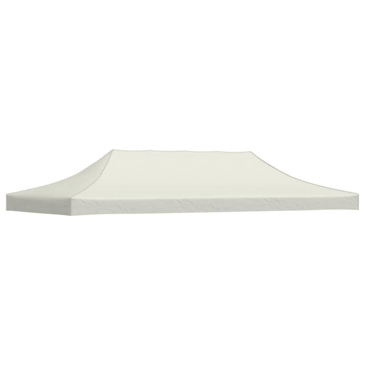 VIDAXL Toit de tente de reception 3 x 6 m Creme