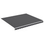 Voir la diapositive 2 : VIDAXL Tissu de remplacement pour auvent Anthracite 4x3,5 m