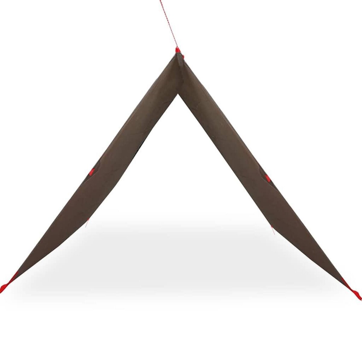 VIDAXL Bache de camping marron 406x306 cm impermeable