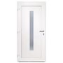 Voir la diapositive 5 : VIDAXL Porte d'entree Blanc 98x208 cm PVC