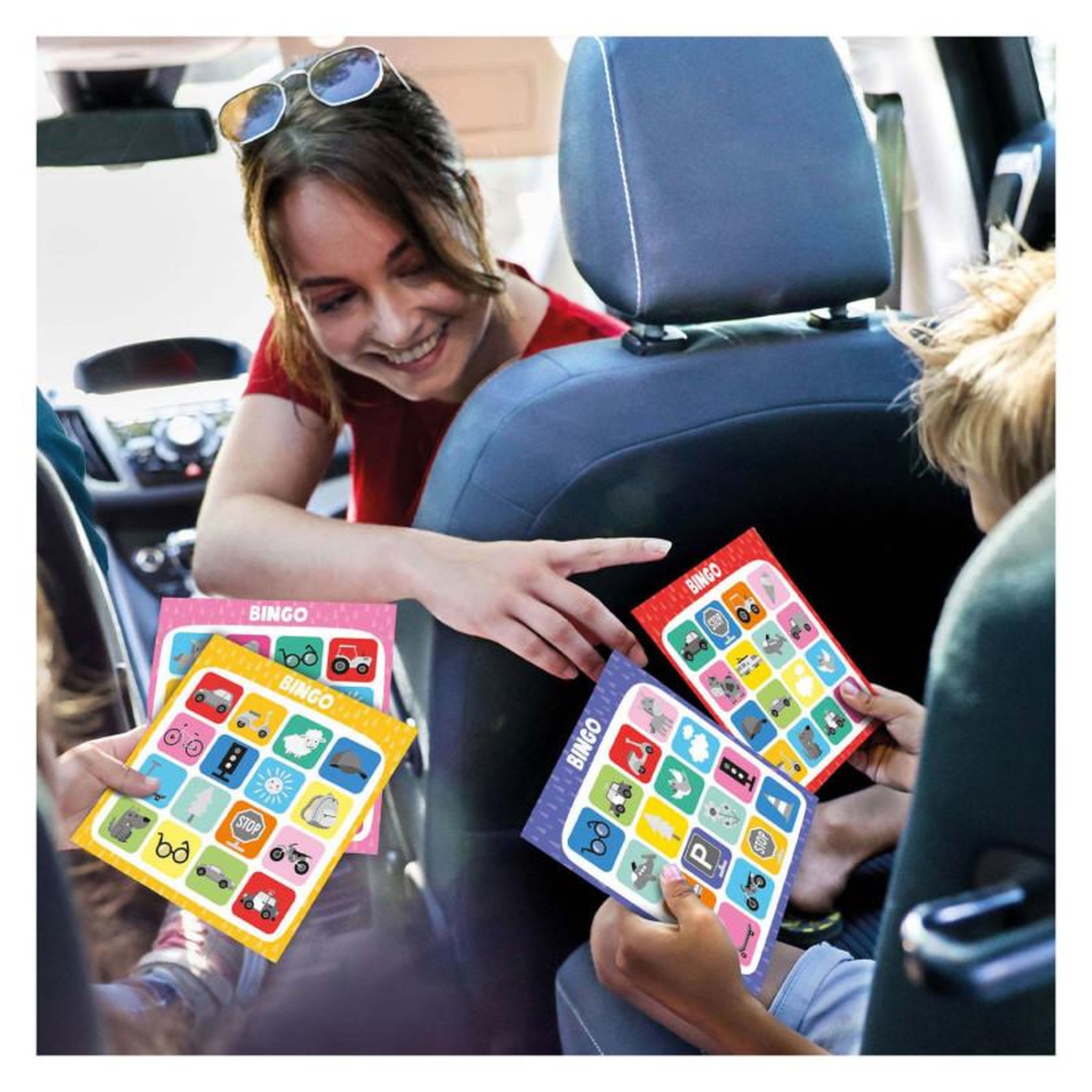 Voir la diapositive 4 : SES SES Travel game Window sticker Bingo 02238