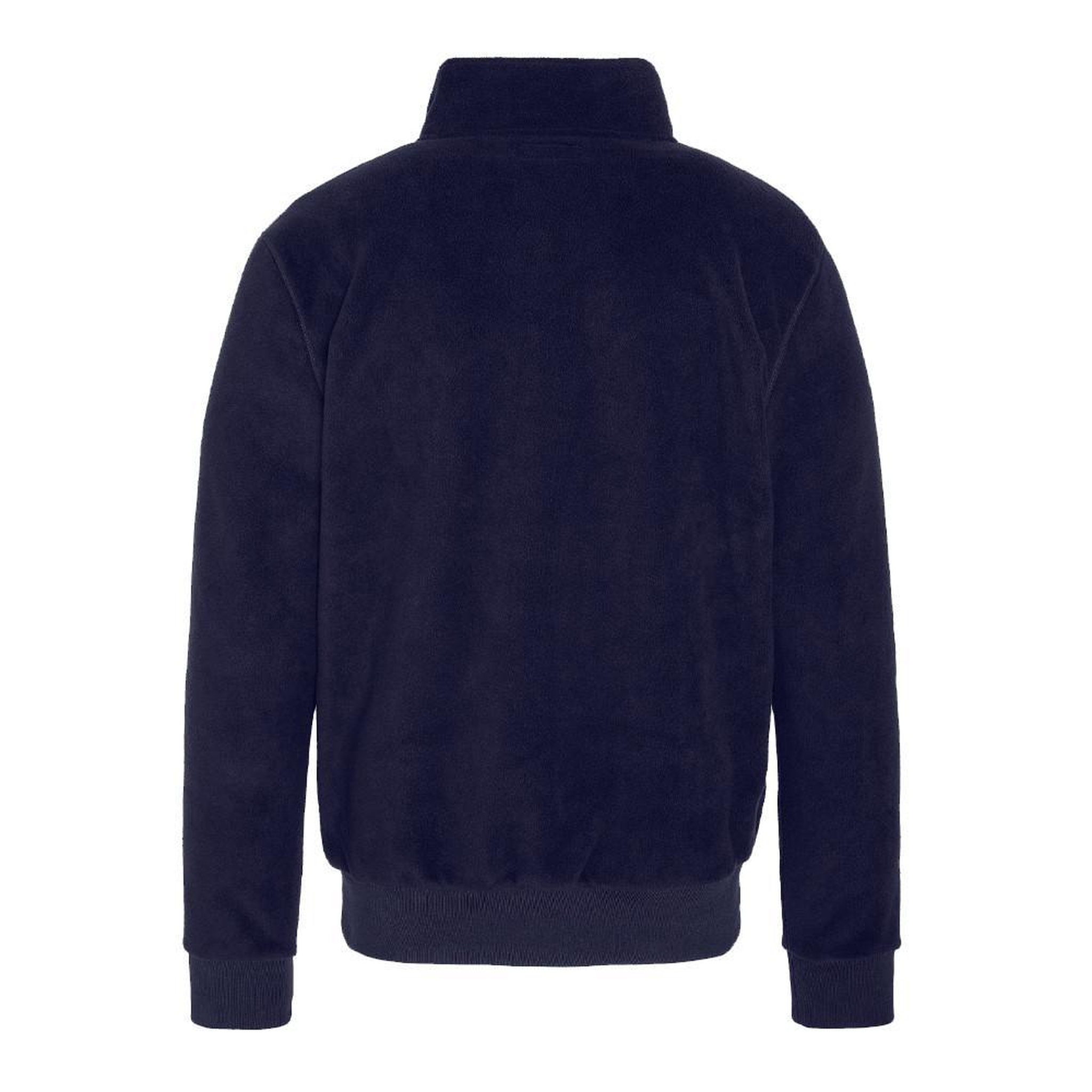 Voir la diapositive 2 : Schott Sweat Polaire Marine Homme Schott Half Zipped