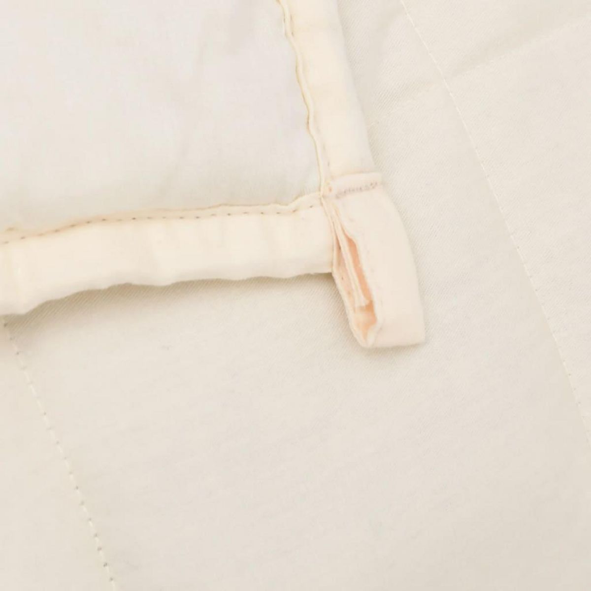 VIDAXL Couverture lestee Creme clair 152x203 cm 11 kg Tissu