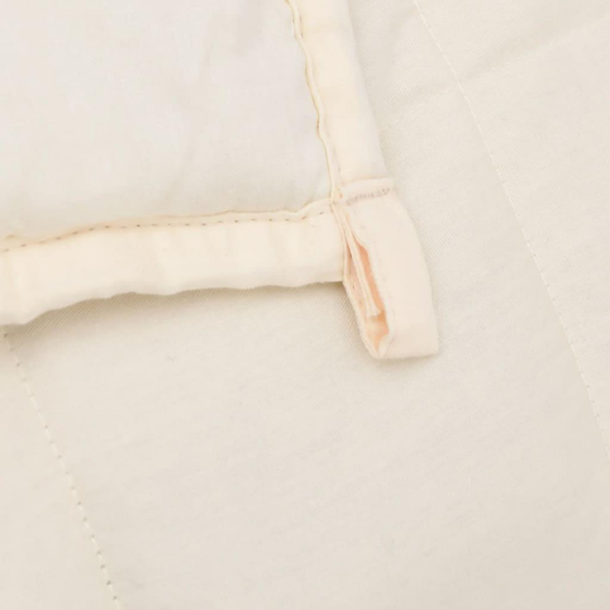 VIDAXL Couverture lestee Creme clair 152x203 cm 11 kg Tissu