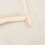 Voir la diapositive 5 : VIDAXL Couverture lestee Creme clair 152x203 cm 11 kg Tissu