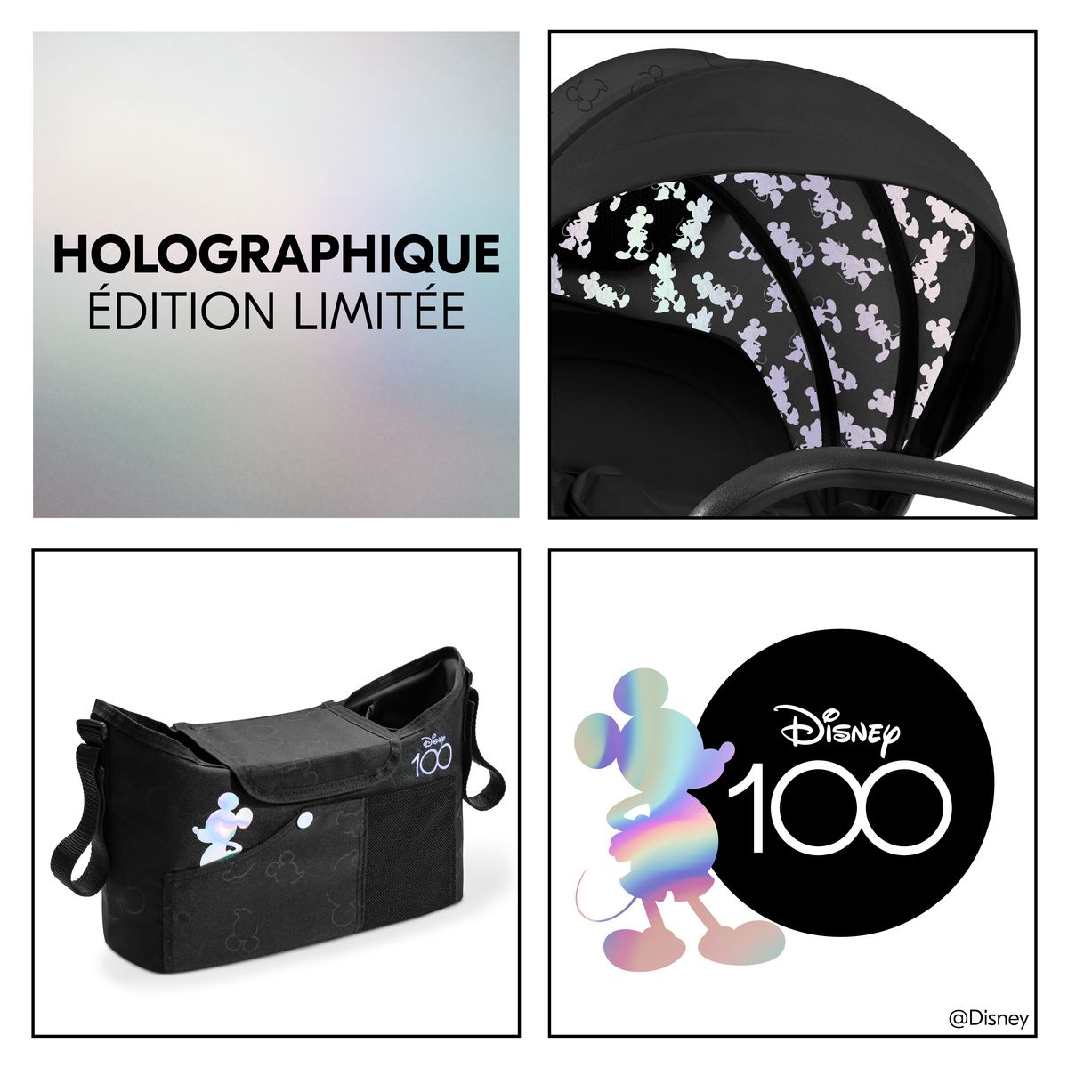 HAUCK Poussette de voyage Travel N Care Set Mickey Disney