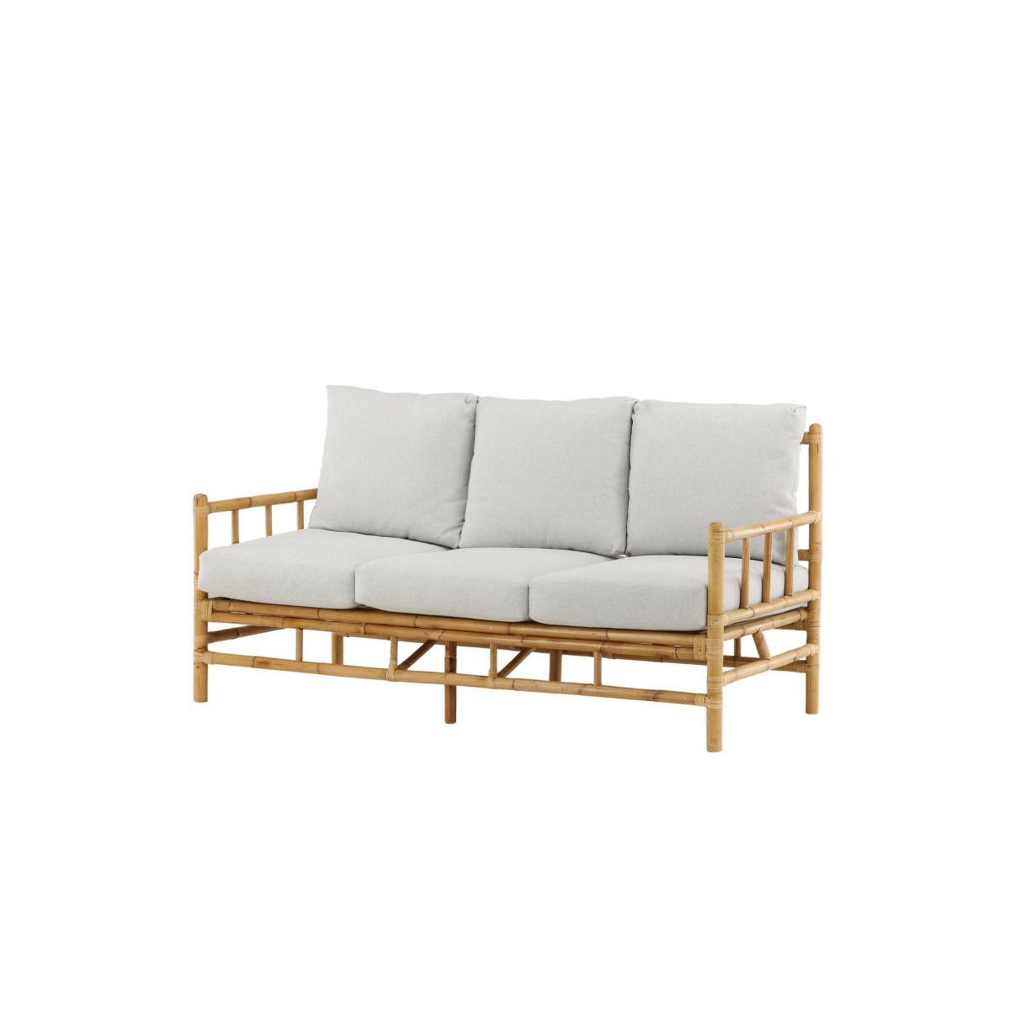 Voir la diapositive 5 : Paris Prix Canapé de jardin 3 places  cane  180cm naturel