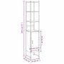 Voir la diapositive 6 : VIDAXL Armoire de salle de bain sonoma gris bois d'ingenierie