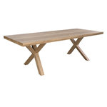Rendez vous déco Table de jardin en bois de teck massif 10 personnes-Soraya