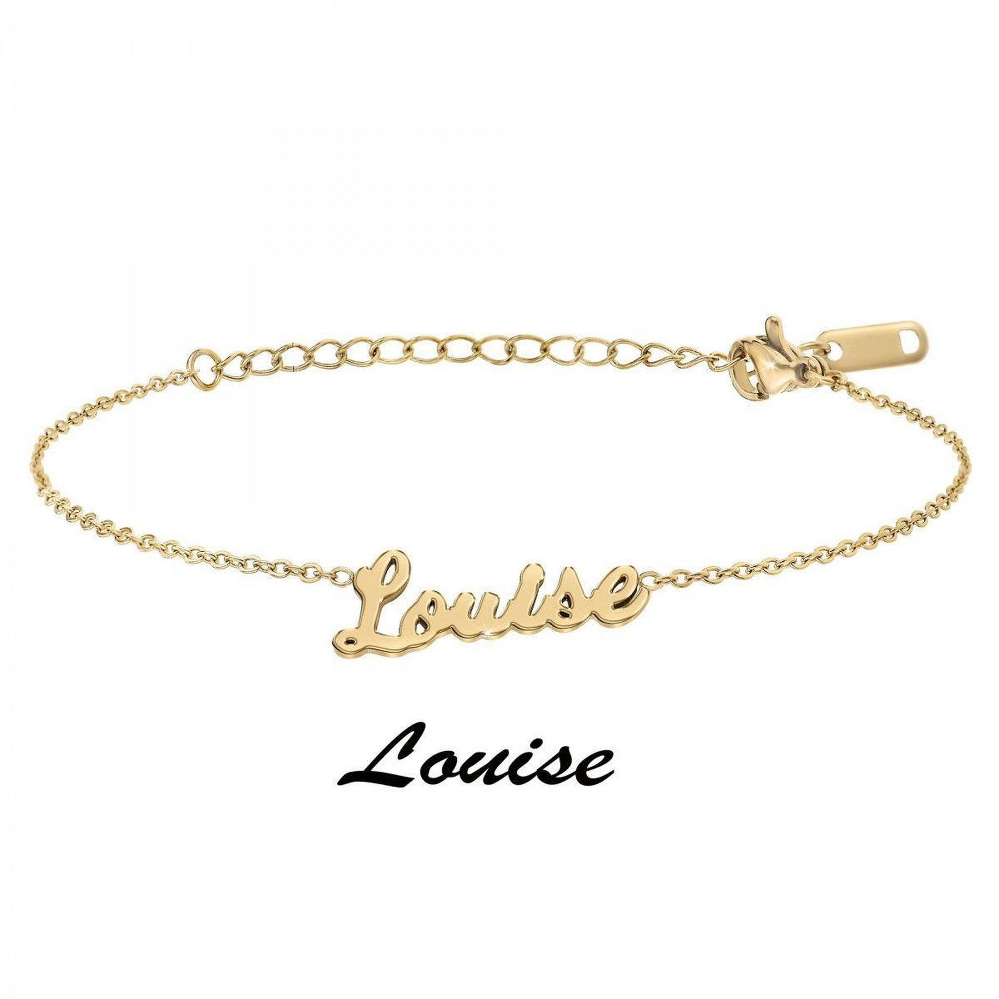 Voir la diapositive 3 : SC CRYSTAL Louise - Bracelet prénom
