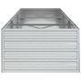 Voir la diapositive 5 : VIDAXL Lit sureleve de jardin 240x80x45 cm Acier galvanise Argente