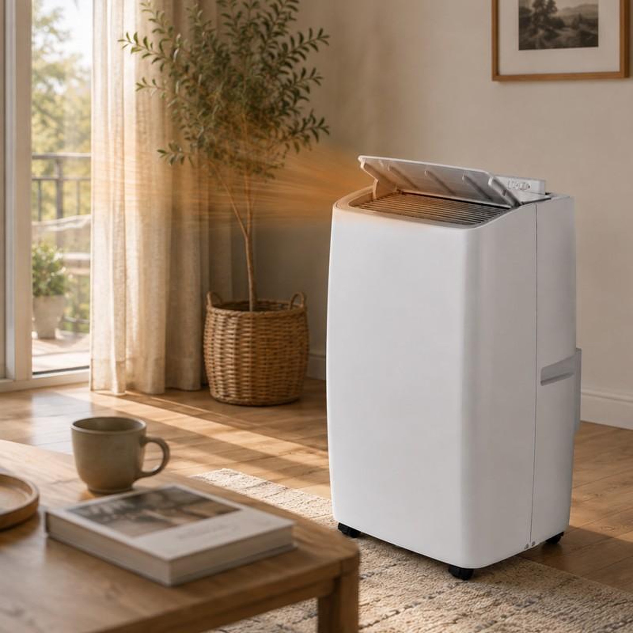 Voir la diapositive 2 : Climatiseur mobile - 12000 btu - wifi - froid et chaud