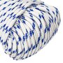 Voir la diapositive 4 : VIDAXL Corde de bateau Blanc 5 mm 500 m Polypropylene