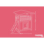 Voir la diapositive 6 : KERBL Kerbl Maison a chat chauffee 4-saisons Deluxe 88x57x77 cm Marron fonce