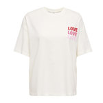 JACQUELINE DE YONG T Shirt  Femme JDY Carla. Coloris disponibles : Blanc