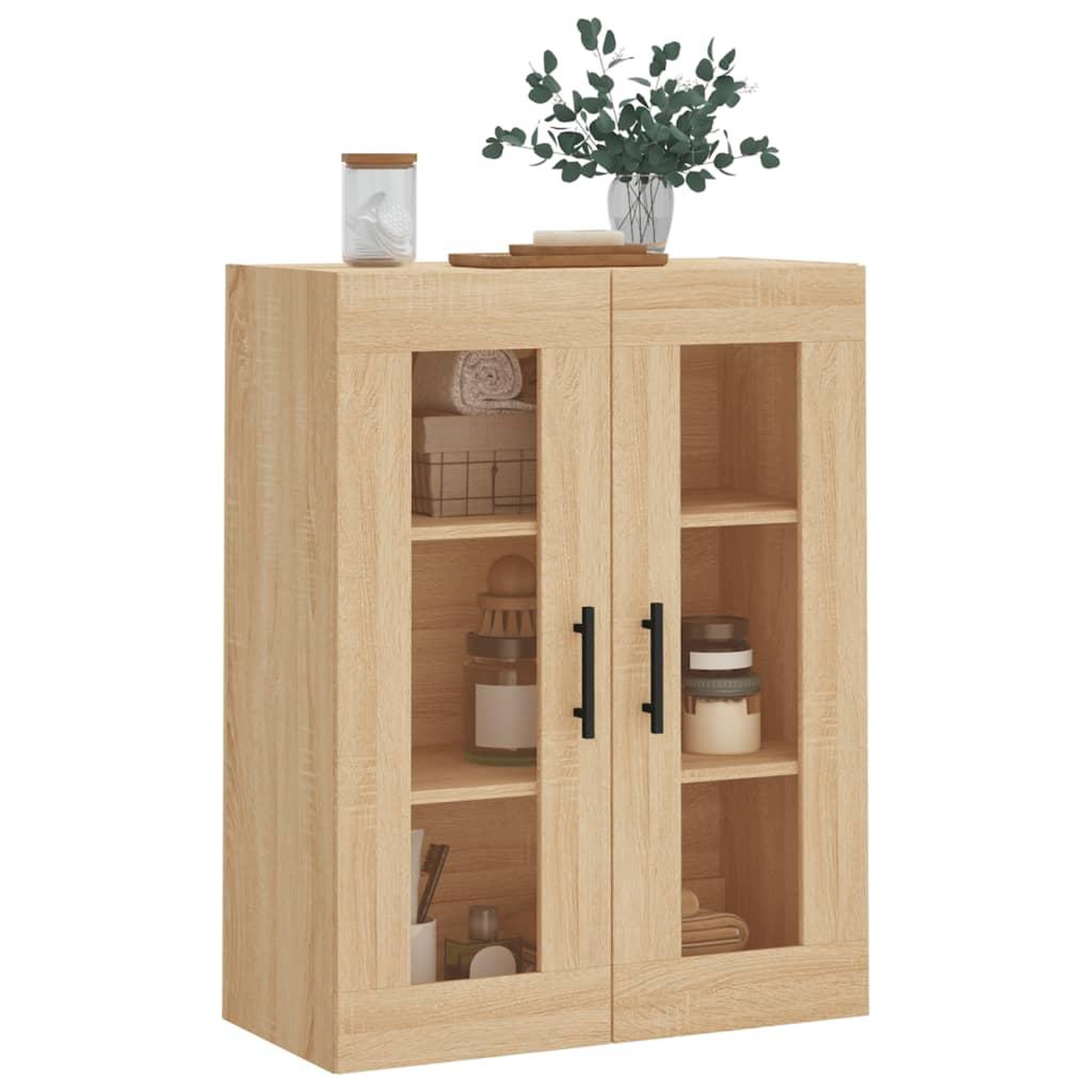 Voir la diapositive 4 : VIDAXL Armoire murale chene sonoma 69,5x34x90 cm
