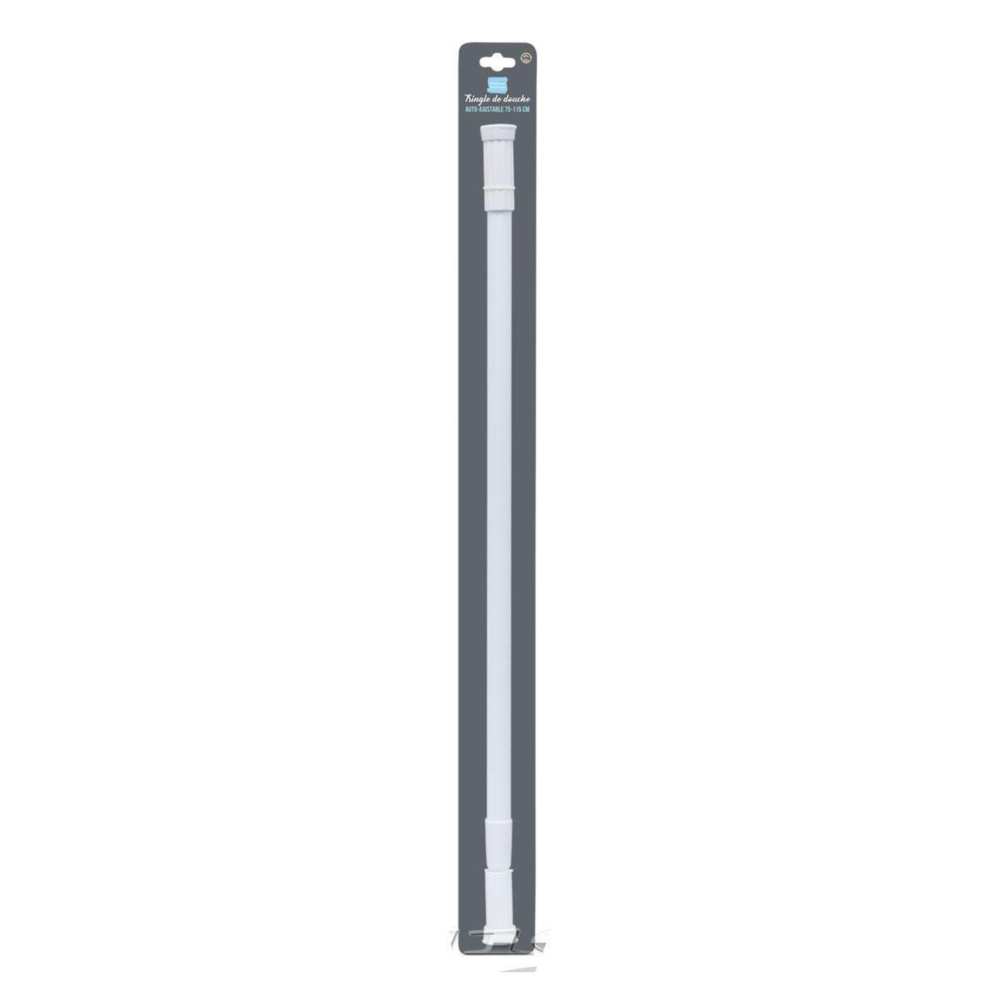 Voir la diapositive 2 : Douceur d'Intérieur Tringle de Douche  Extensible  75-115cm Blanc