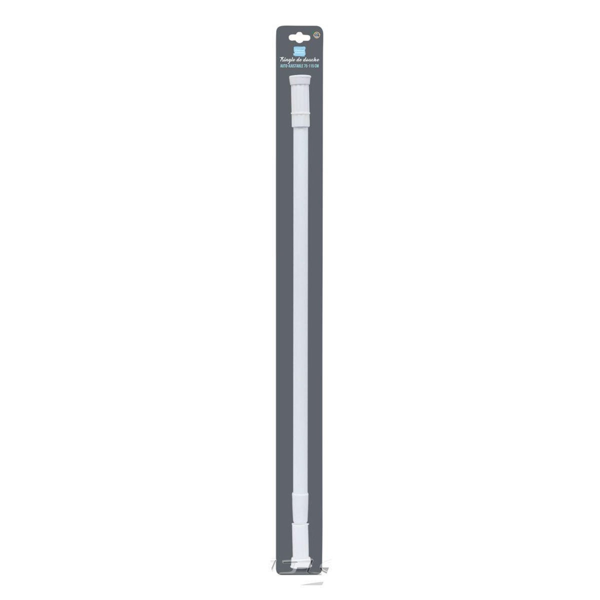 Paris Prix Tringle de Douche  Extensible  75-115cm Blanc
