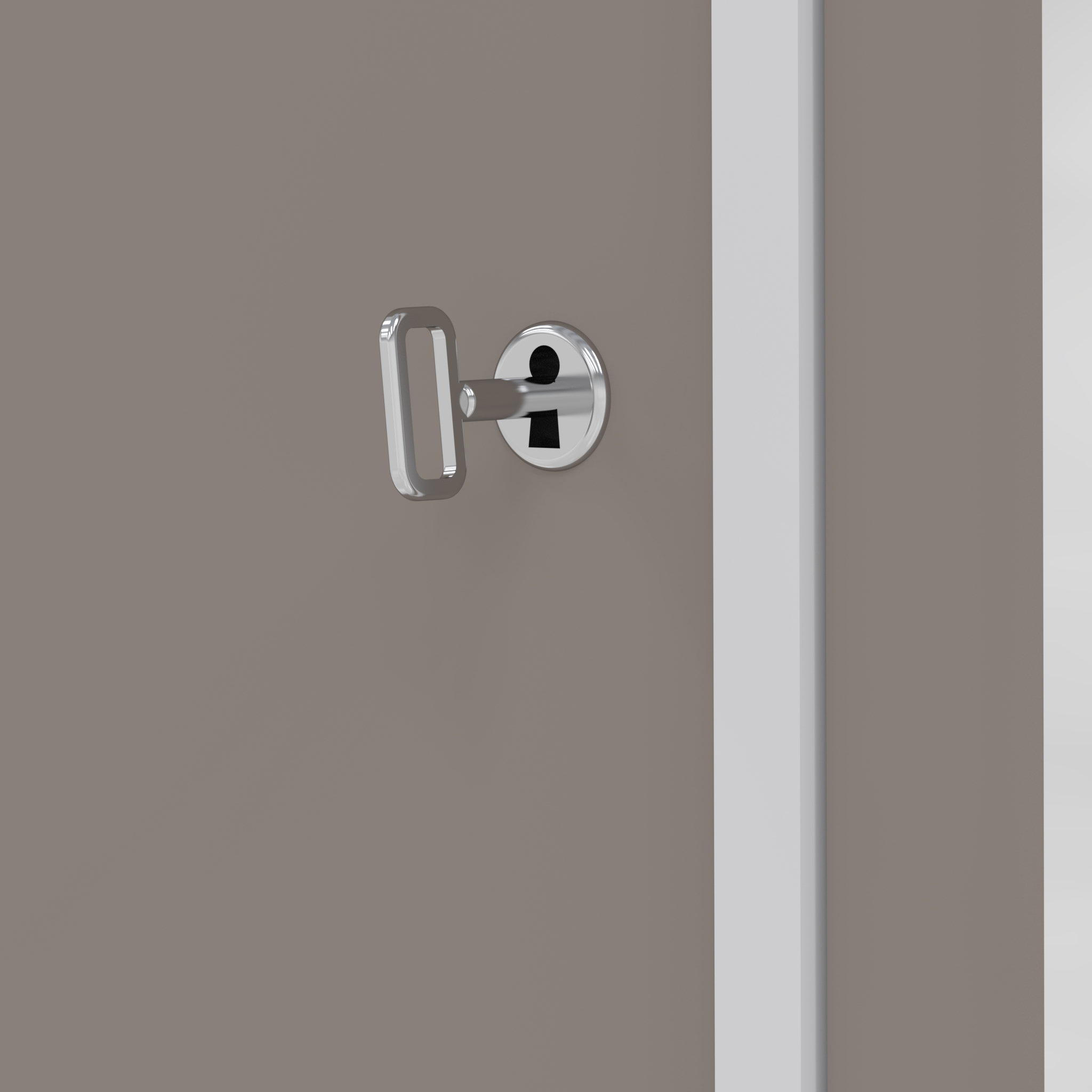 Voir la diapositive 7 : Armoire salle de bain taupe - MODENA