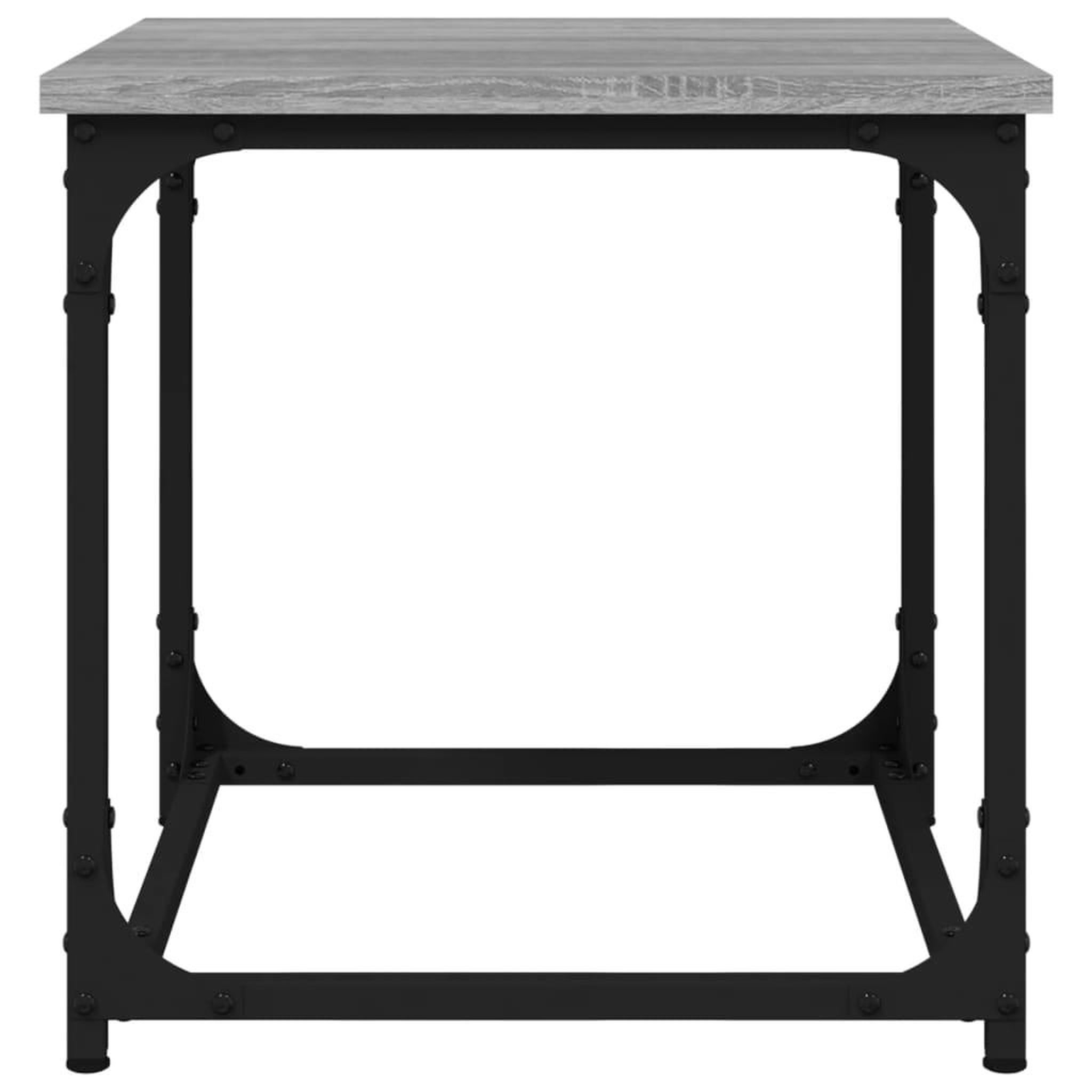 Voir la diapositive 5 : VIDAXL Table d'appoint Sonoma gris 40x40x40 cm Bois d'ingenierie
