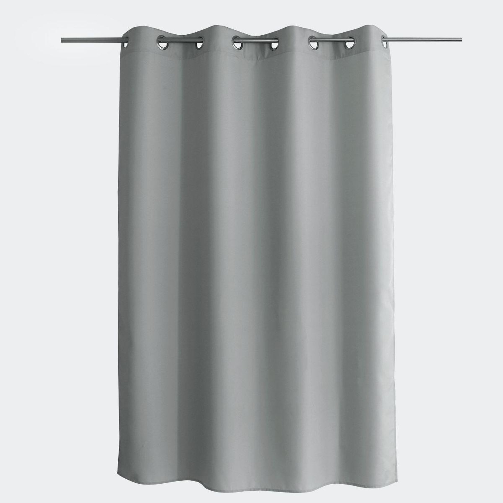 Voir la diapositive 2 : ENJOY HOME Rideau à œillets uni  basic  140x180cm gris clair