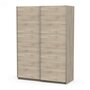 Voir la diapositive 2 : Armoire 2 portes coulissantes L150cm THIBAULT