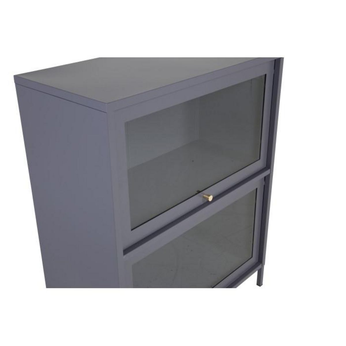 Paris Prix Vitrine 2 Portes  Bakal  100cm Gris Clair