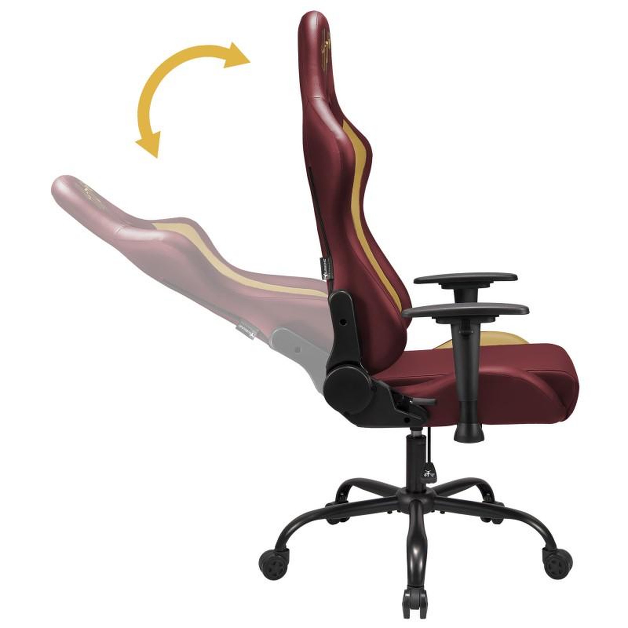 Voir la diapositive 5 : Subsonic Chaise gaming Harry Potter Hogwarts, fauteuil gamer Rouge taille L