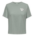 JACQUELINE DE YONG T Shirt  Femme JDY Felisa Towel. Coloris disponibles : Vert