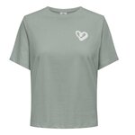 JACQUELINE DE YONG T Shirt  Femme JDY Felisa Towel. Coloris disponibles : Vert