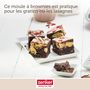 Voir la diapositive 5 : ZENKER Lot de 2 moules à brownies 27 x 26 cm Zenker Special Creative