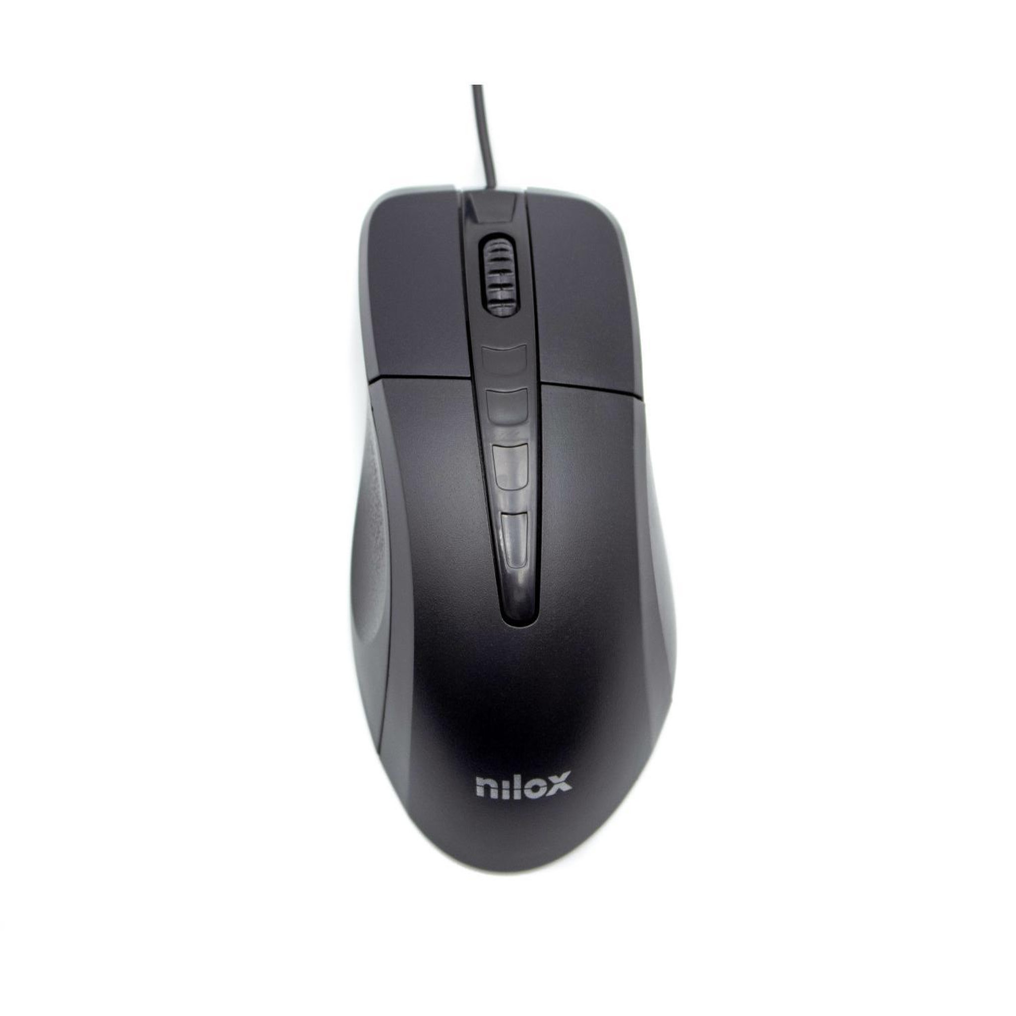 Nilox Nilox mousb1001 souris droitier optique 1000 dpi