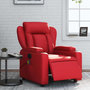 Voir la diapositive 1 : VIDAXL Fauteuil de massage inclinable electrique rouge similicuir